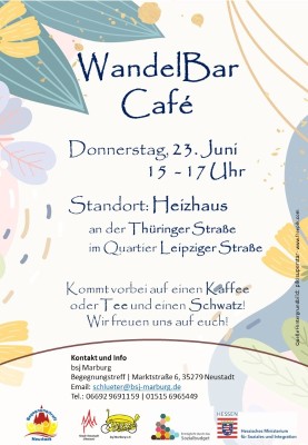 WandelBar-Café am 23. Juni – Standort Leipziger Straße/ Thüringer Straße