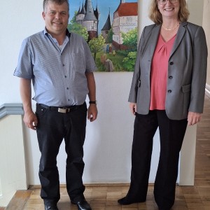 Staatssekretärin Katrin Hechler zu Gast im Neustädter Rathaus